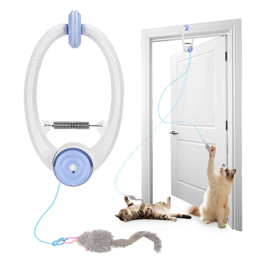 Cityflee Electric Doorway Suspended Cat Toy USB Rechargeable Interactive Automation