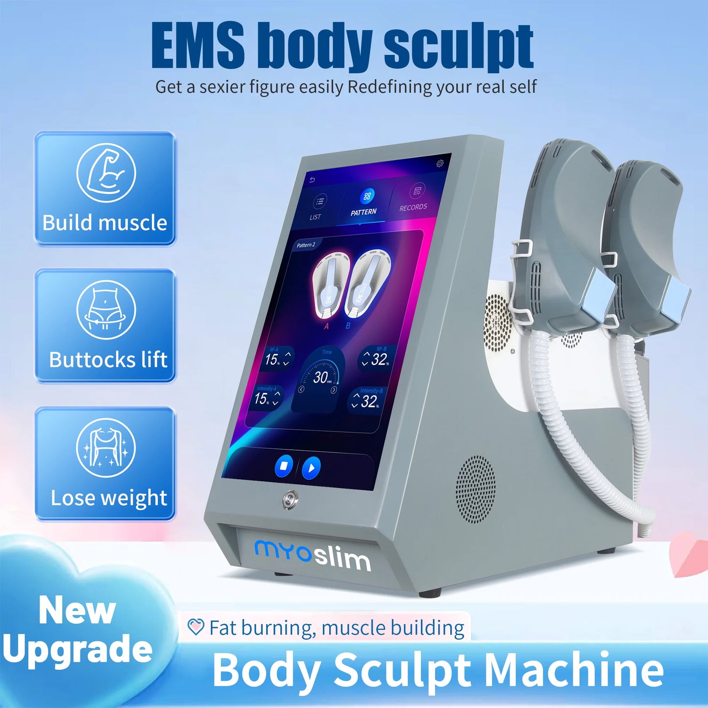 Todays Home Goods EMS Body Slim Muscle Stimulation Device Pro Myoslim NEO RF