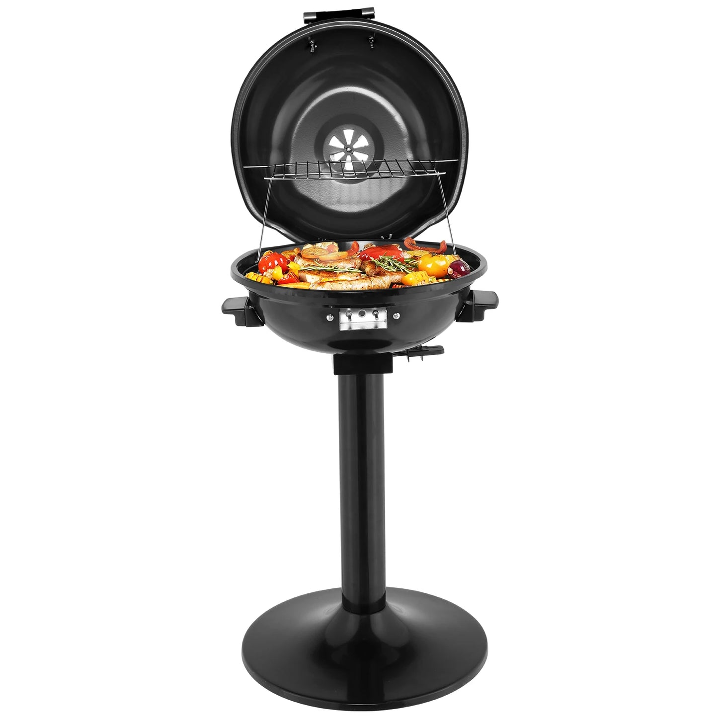 Electric BBQ Grill With Stand Ultraportable Indoors Outdoors 1600W PerformanceEnhancer