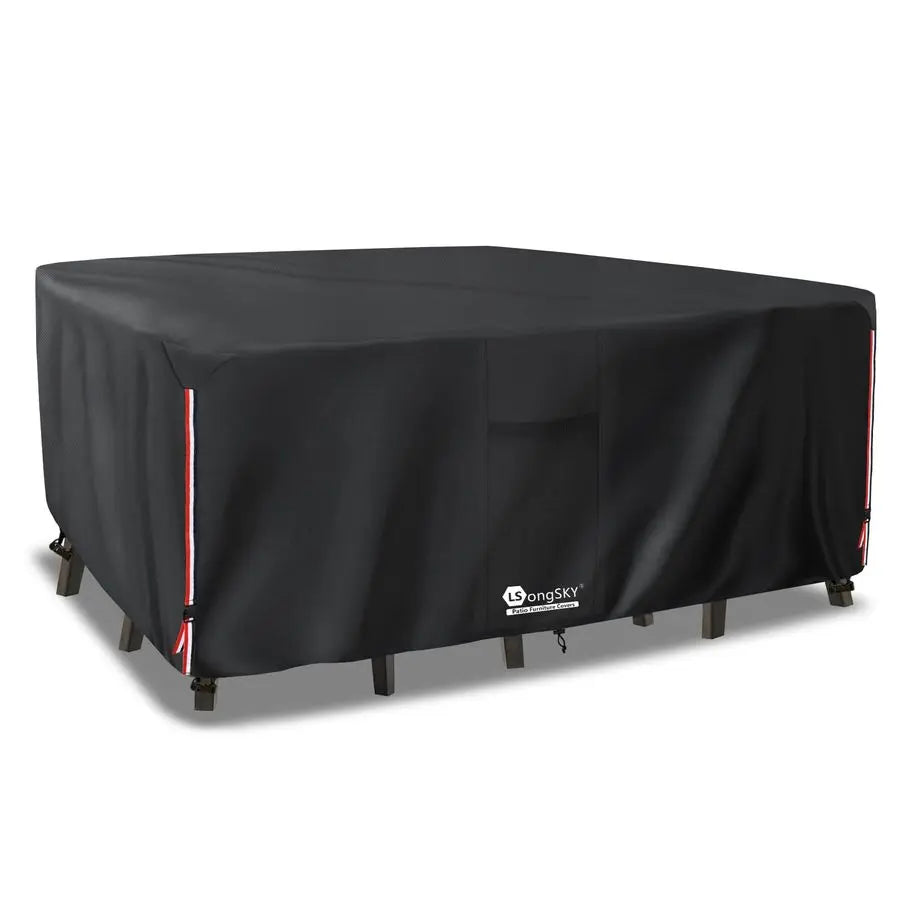 Waterproof 600D Heavy Duty Patio Furniture Covers For Sets