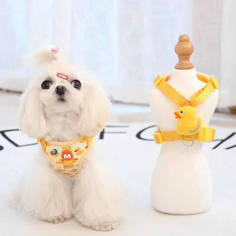 Guangdong Brand All-SeasonWeatherproof Duck Dog Harness With Adjustable Nylon Leash