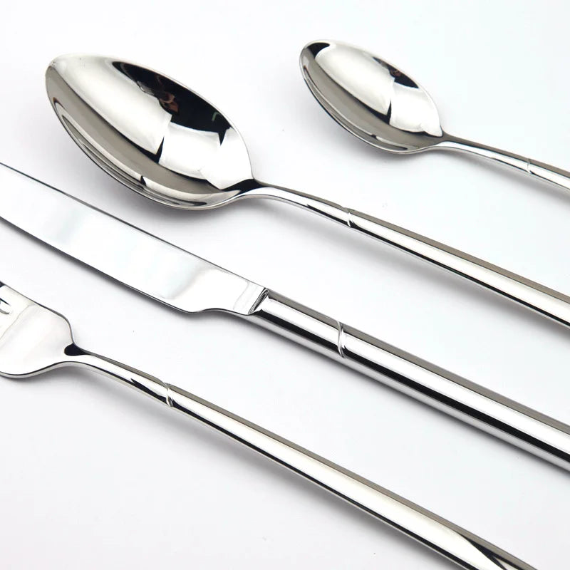 Cozy Zone 24Pcs Stainless Steel Cutlery Set