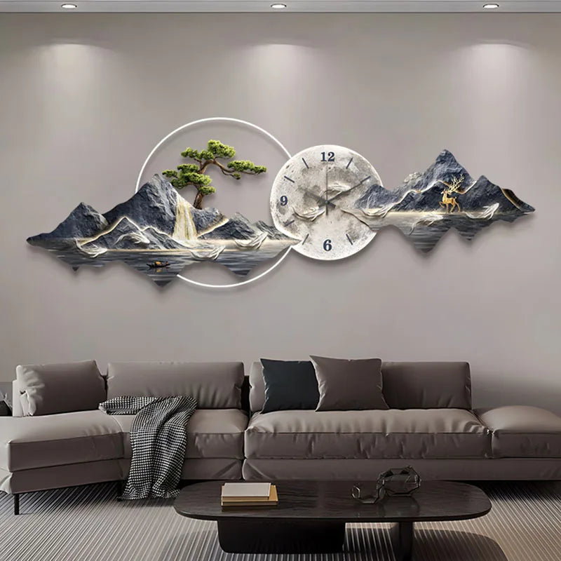Luxury Minimalist Wall Clock Muraart For Living Room And Kitchen