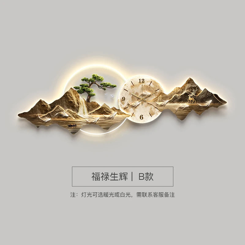 Luxury Minimalist Wall Clock Muraart For Living Room And Kitchen