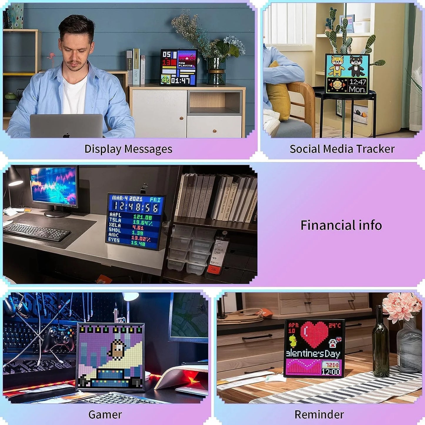 Divoom Pixoo 64 WiFi Pixel Art Display With App Control