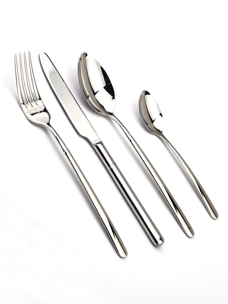 Cozy Zone 24Pcs Stainless Steel Cutlery Set