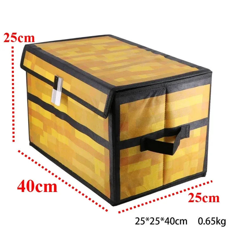 MineCraftion Chest Storage Box Capacity Foldable Dustproof Organizer