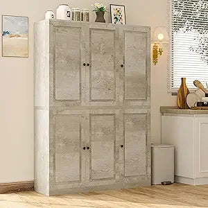 Cupboa Kitchen Pantry Storage Cabinet With Six Doors