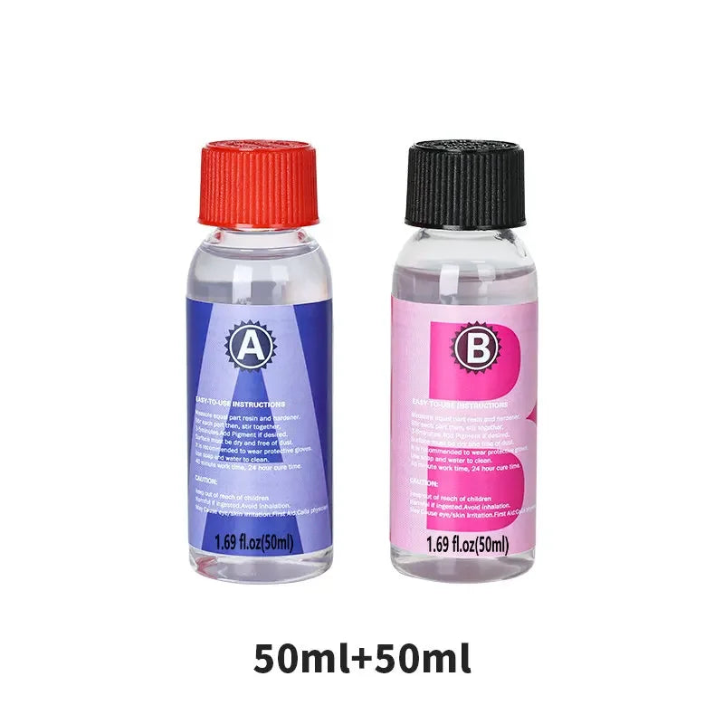 Crystal Clear Epoxy Resin Kit High Gloss For Coating And Casting Jewelry Making Projects
