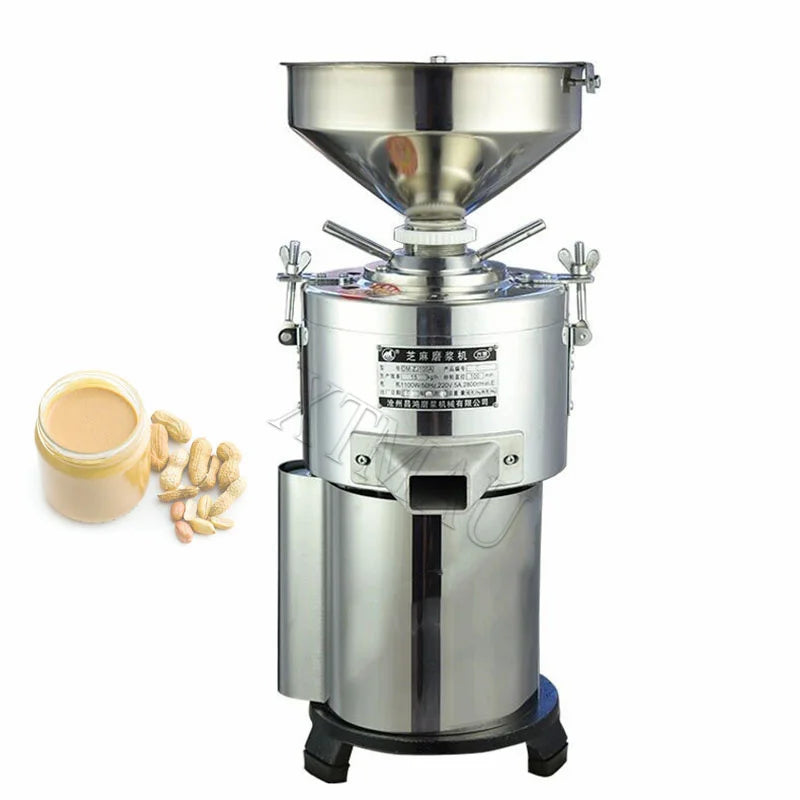 Electric High Power Grinder 1.5KW Colloid Mill Sesame Paste Peanut Butter Machine 220V