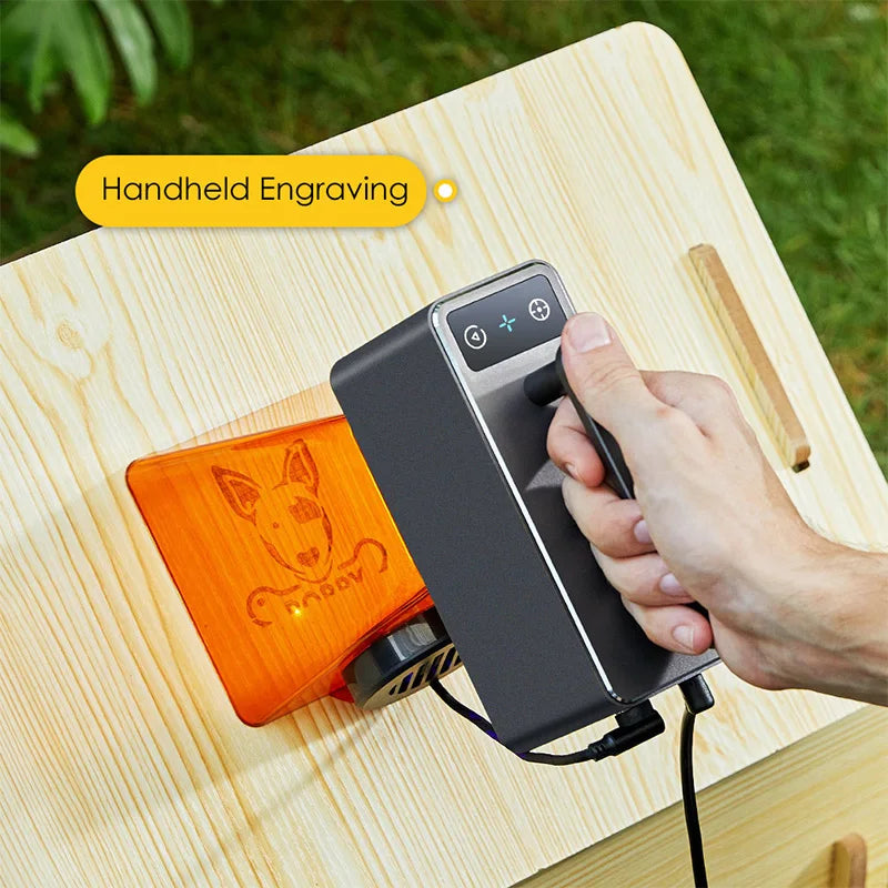 LaserPecker 2 Portable Laser Engraver for Intricate Woodworking Projects Prototyping