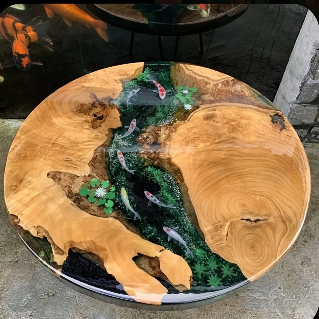 Qu Gofang Resin Molds Silicone Epoxy Table Mold