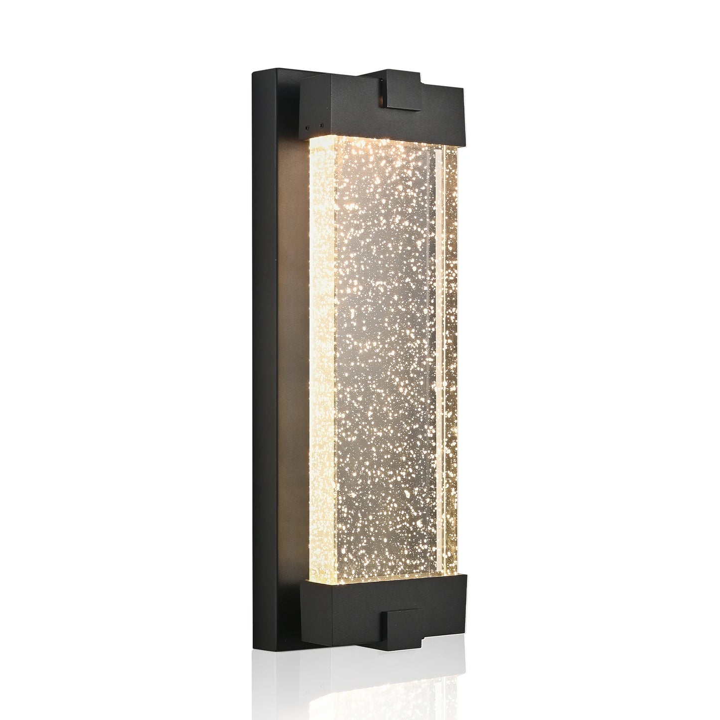 FAISHILAN Aluminium LED Outdoor Wall Light With Bubble Crystal Glass