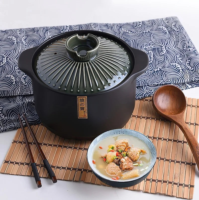 XINCHEN Ceramic Casserole Pot Eco Friendly Kitchen Cookware For Gas Electric Stoves