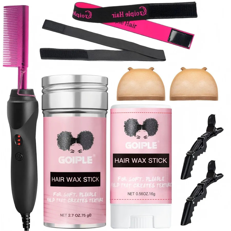 Commodity Electric Hot Heating Comb Curling Iron For Wig Styling